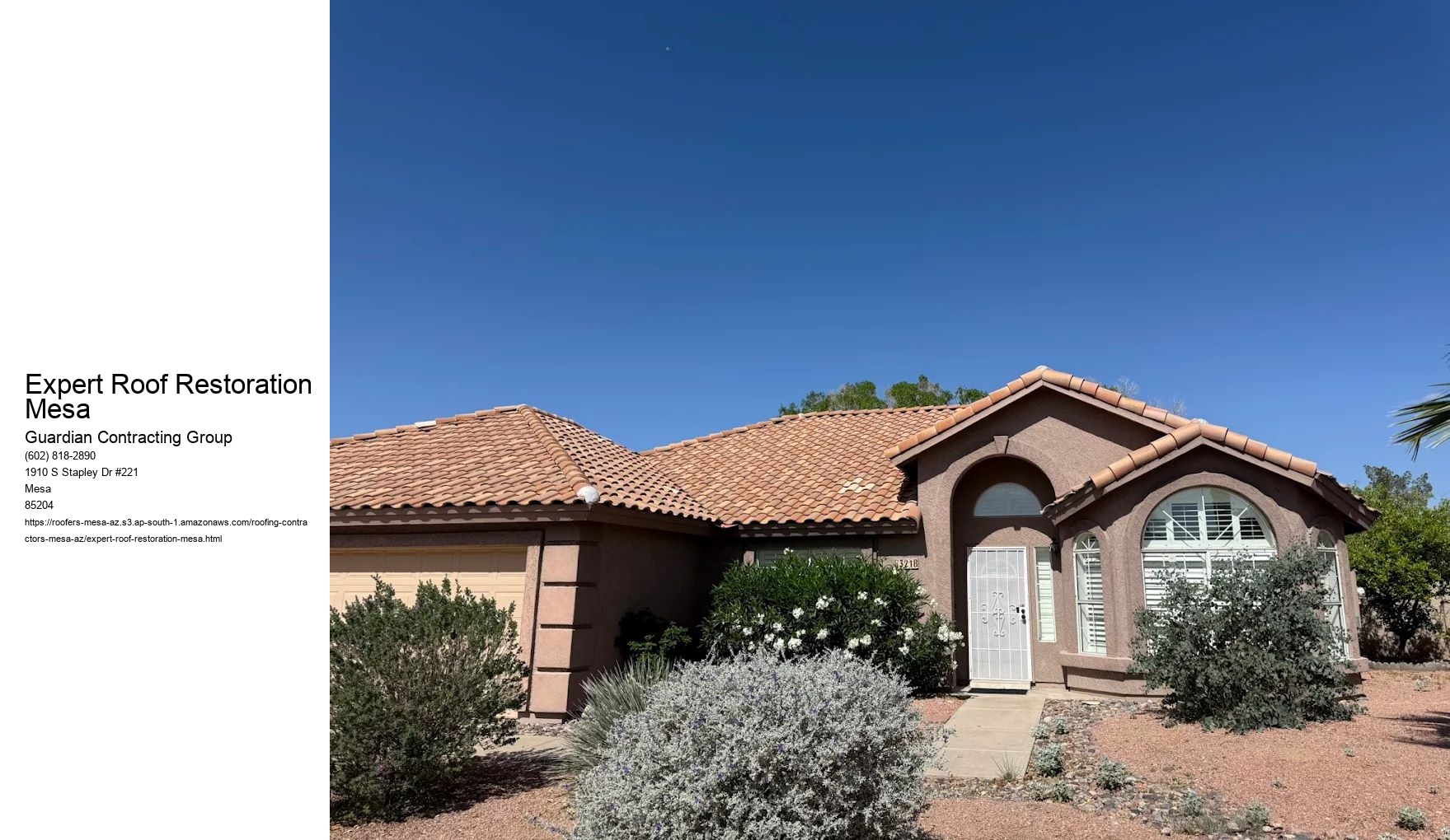 Expert Roof Restoration Mesa