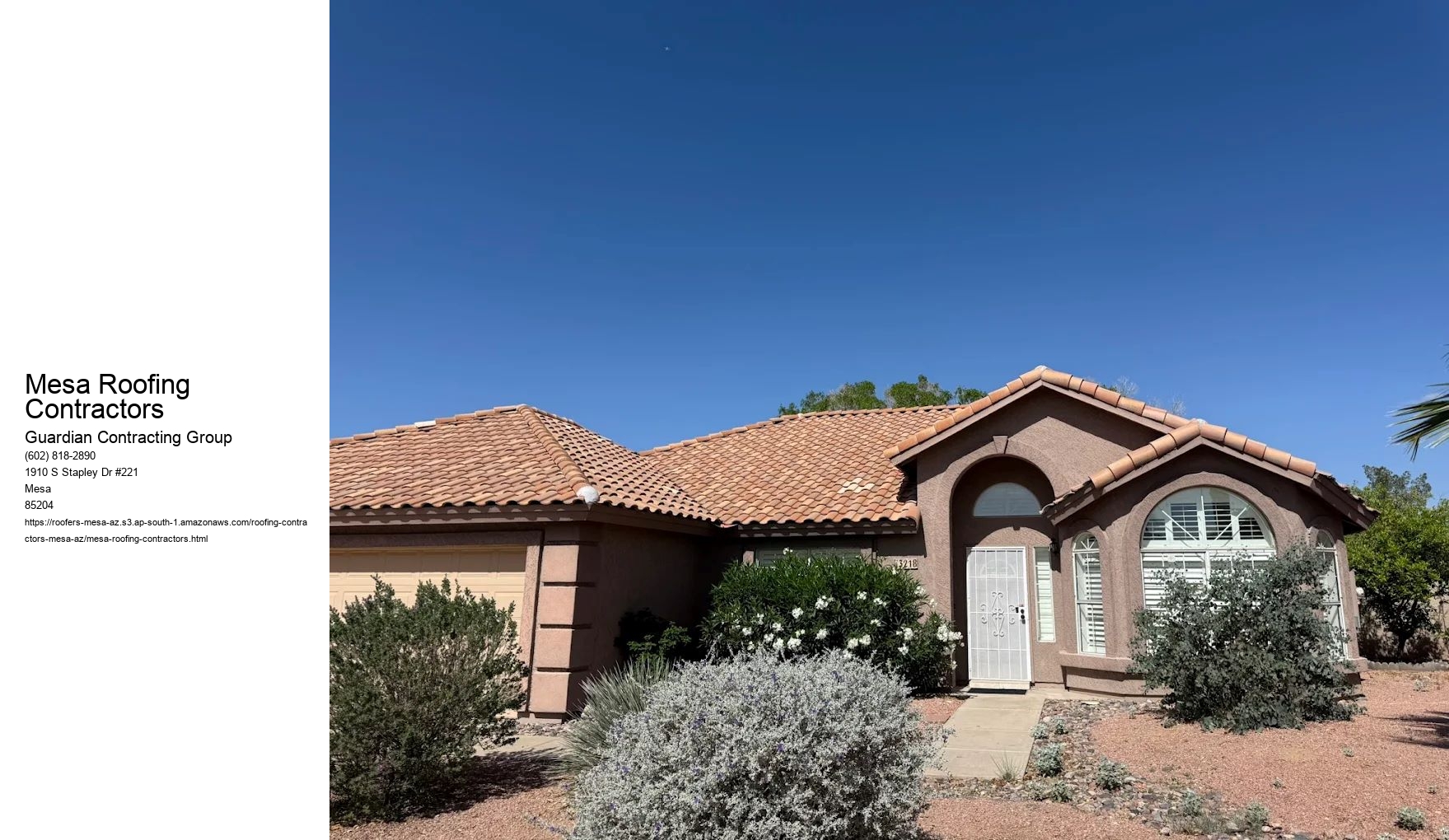 Mesa Roofing Contractors